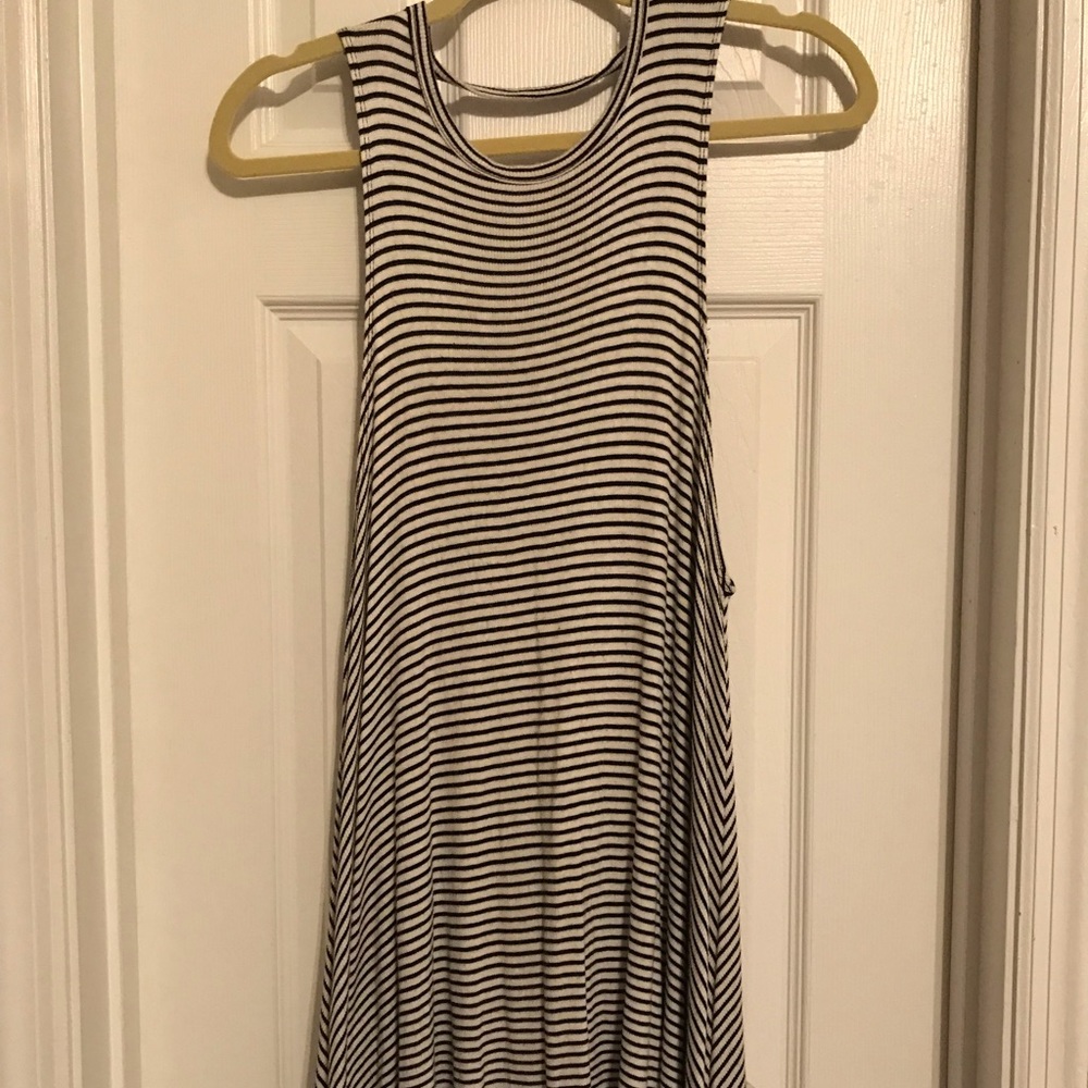 Impeccable Pig black&white cotton dress